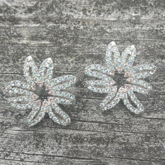 Givenchy Jewelry - Beautiful Givenchy Pave Crystal Earrings*VINTAGE*